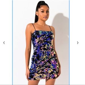 Like new! Dolls kill sequins dress